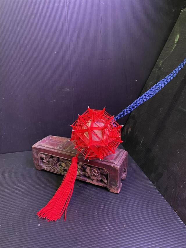 冠榤宗教法器,手工編織刺球 3寸6 (36釘)