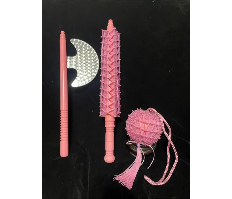 冠榤宗教法器,粉紅色月斧